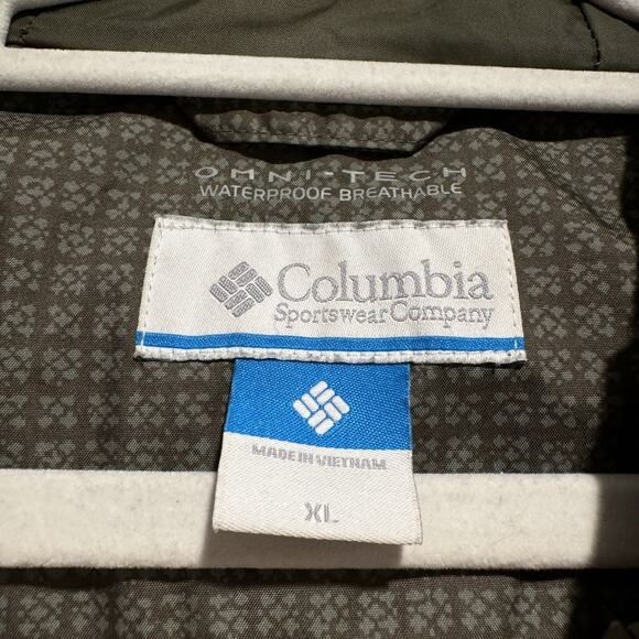 Columbia Green Checked Windbreaker Size XL - Picture 4 of 6